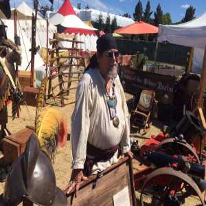guy in camp