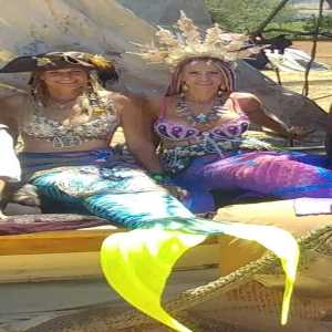 two mermaids