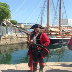 guy in front of ship