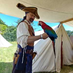 guy with bird