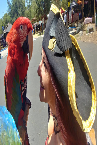 lady with hat and Tova